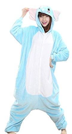 Nicetage Unisex Adult Pajama Onesies Flannel One Piece Halloween Costumes