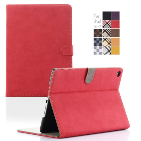 iPad Air 2 Case, technext020 [Pattern] Apple iPad Air 2 Case [2nd Generation][PU Leather] [Ultra Slim] [Light Weight] [Scratch-Resistant Lining] [Perfect Fit] [2014 Release] iPad Air 2 Cover