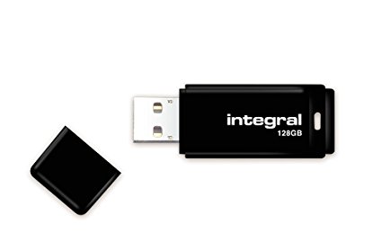 Integral 128 GB USB Flash Drive - Black