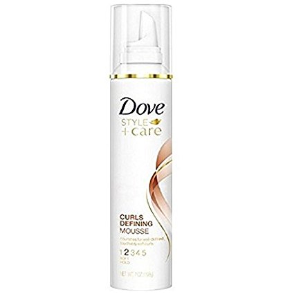 Dove STYLE care Curls Defining Mousse, Soft Hold 7 oz ( Pack of 3)