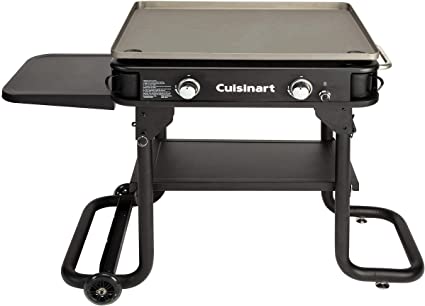 Cuisinart Flat Top Professional Quality Propane CGG-0028, Two-Burner Gas Griddle, 28"