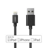 Anker Lightning to USB Cable 9ft  27m Extra Long with Compact Connector Head Apple MFi Certified for iPhone 6s Plus iPhone 6 Plus iPad and iPod Black