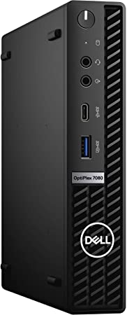 Dell OptiPlex 7000 Micro Form Factor Mini Business Desktop, Intel Core i5-10500T Processor, 32GB RAM, 1TB PCIe SSD, HDMI, 2X DisplayPort, USB Type-C, RJ45, Wi-Fi 6, Windows 11 Pro, Black