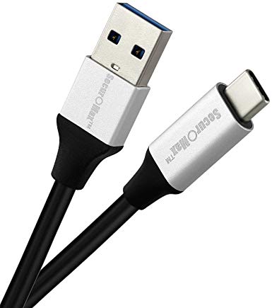 USB Type C to A Cable 3.3ft (1m) - USB 3.0 & 3.1 Gen1, 5Gbps, 3A - Charging & Data Sync for Phone/Tablet (Samsung Galaxy S8, Google Pixel, HTC U11, LG V30 G6 G5 V20, Moto Z Z2, Nintendo Switch)