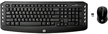 HP Wireless Classic Desktop Keyboard and Mouse (LV290AA#ABA),Black