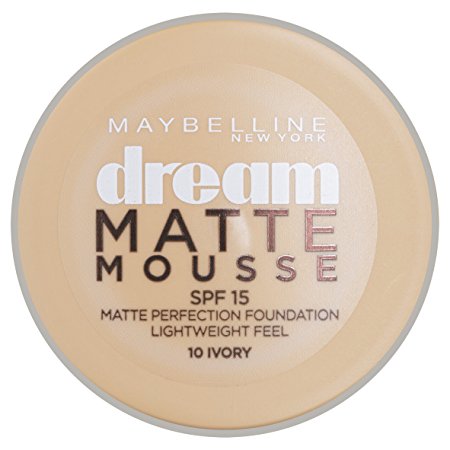 Maybelline Dream Matte Mousse Foundation - 18 ml, 10 Ivory