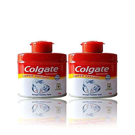 Colgate Tooth Powder for Stronger Teeth 50g X 2 = 100gm