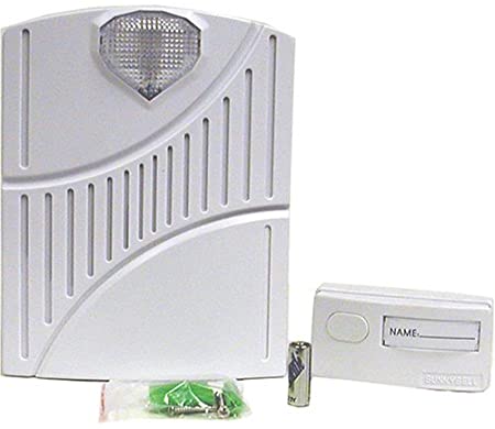 Sunnybell ST60 3-Tone 16-Channel Wireless Door Bell,Door Chime with Strobe Light