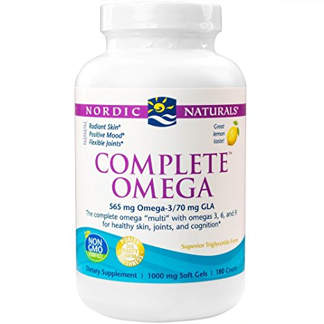 Nordic Naturals - Complete Omega, Supports Healthy Skin, Joints, and Cognition, 180 Soft Gels (FFP)