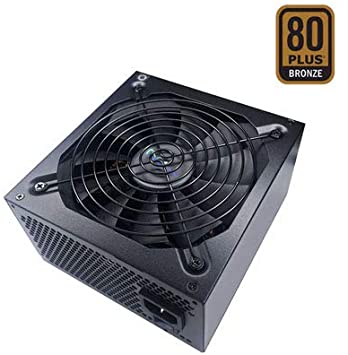 Apevia JUPITER600W Jupiter 600W 80 Plus Bronze Certified Active PFC ATX Gaming Power Supply, Supports Dual/Quad Core CPUs, SLI/Crossfire/Haswell