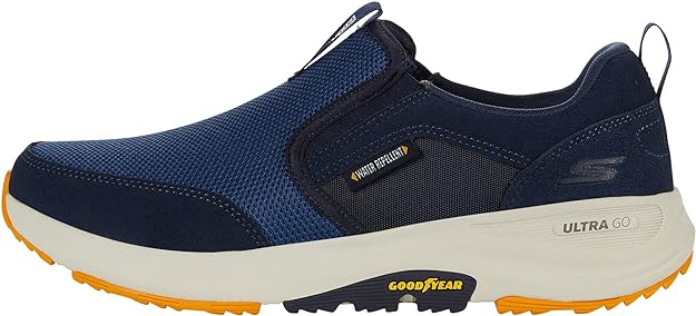 Skechers Men's Go Walk Outdoor-Athletic Slip-on Trail Hiking Shoes with Air Cooled Memory Foam Sneaker