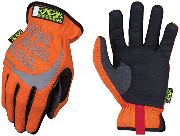 Mechanix Wear - Hi-Viz FastFit Gloves (Small, Fluorescent Orange)