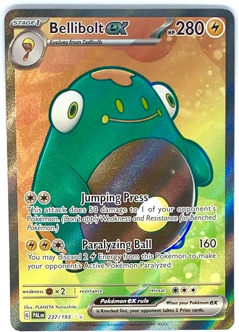 Pokemon - Bellibolt ex 237/193 - Paldea Evolved - Full Art Ultra Rare Card