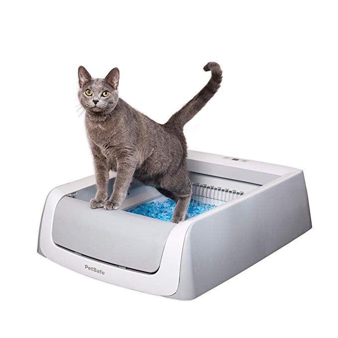 PetSafe ScoopFree Automatic Self-Cleaning Cat Litter Box – Includes Disposable Trays with Crystal Litter