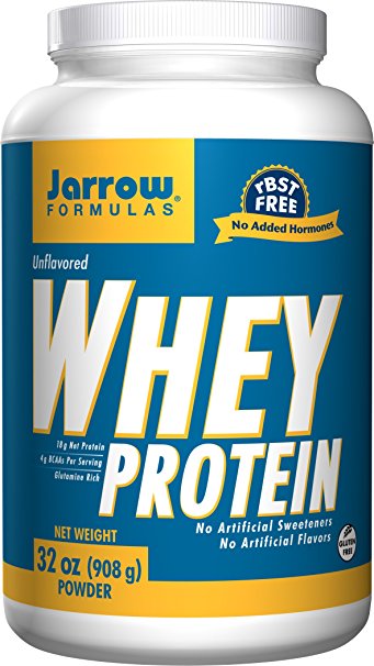 Jarrow Formulas Natural Whey Protein, Supports Muscle Development, 32 OZ