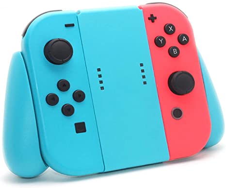 HonsCreat Comfort Game Handle Grip Charging Station for Joy-Con Controller Nintendo Switch (Blue)