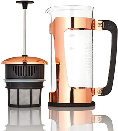 Espro 1218C-CU P5 French press, 18 Ounce, Glass/Copper