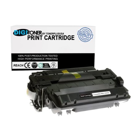 TonerPlusUSA Compatible Toner Cartridge Replacement for HP CE255X ( Black , 1-Pack )