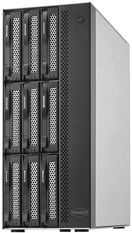 TERRAMASTER T9-423 9-Bay High Performance NAS for SMB with N5105/5095 Quad-core CPU, 8GB DDR4 Memory, 2.5GbE Port x 2, Network Storage Server (Diskless)