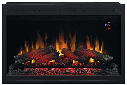 ClassicFlame 36EB110-GRT 36" Traditional Built-in Electric Fireplace Insert, 120 volt