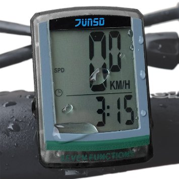 OutdoorMaster JUNSD Bike Computer, Waterproof Multifunction Cycling Speedometer