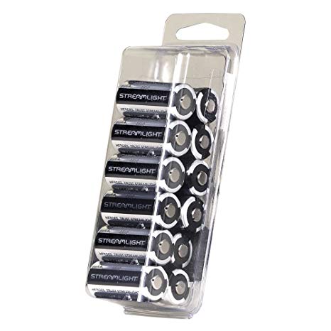 Streamlight 85177 CR123A Lithium Batteries, 12-Pack (Not recommended for Arlo Cameras) (Certified Refurbished)