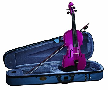 Stentor 1401PK-4/4 Harlequin Series Pink Violin Outfit