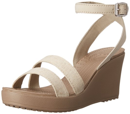 crocs Women's Leigh Wedge Sandal