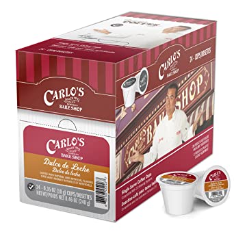 Cake Boss Coffee, Dulce De Leche Flavored Coffee, Single Serve Cups for the Keurig K Cup Brewer, 24Count.