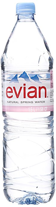 Evian Spring Water, 50.7 Ounces