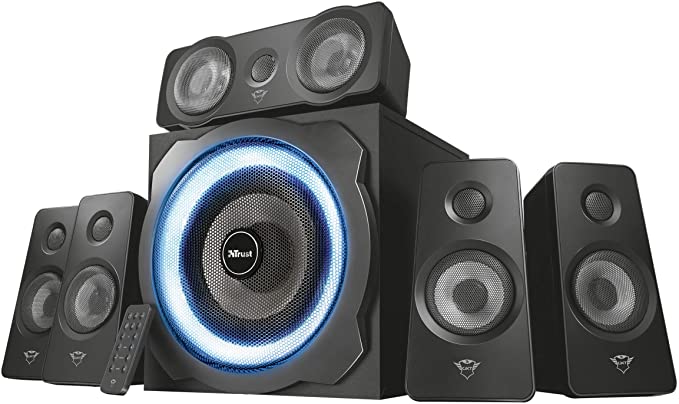 Trust Gaming GXT 658 5.1 PC Speaker with Subwoofer, EU-Plug