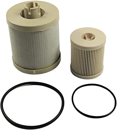 CARMOCAR For Ford 6.0L 2003-2007 4604 Diesel Fuel Filter Pack includes lower lifter pump filter and upper fuel bowl filter FD4616 Ford F250 F350 F450 F550 F650 EXCURSION FD-4604 Replacements