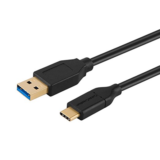 USB C to USB 3.0 A Cable, CableCreation 4 ft USB3.1 Type C Cable with 56k Ohm Resistor, (5Gbt/s GEN1), for Google Chromebook Pixel, Apple Macbook/Pro, Google Pixel,1.2 Meters/ Black