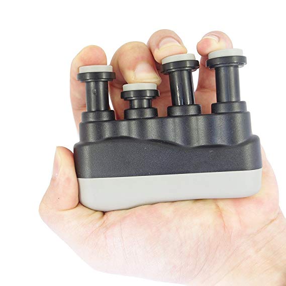 Wolfride Finger Exerciser Trainer Hand Strengthener for Guitar Bass Piano or Therapy