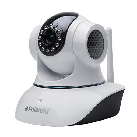 Polaroid IP400B Wireless Wifi N Pan/Tilt Indoor IP Camera With Automatic Night Vision, IR-Cut Filter, Motion Detection & Two-Way Audio - InstaView Series