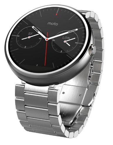 Motorola Moto 360 Smart Watch - Light Metal (Certified Refurbished)