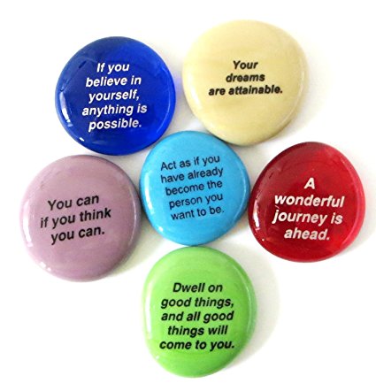 Destiny Stones I, Create Your Own Future With These Encouraging and Motivational Messages on Glass Stones, by Lifeforce Glass.