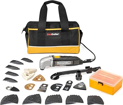 Rockwell RK5102K SoniCrafter Deluxe 72-Piece Oscillating Tool Kit