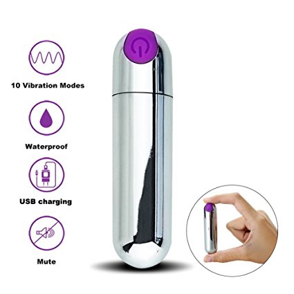 Bullet Vagina Stimulator Massager Stimulator Massager Rechargeable for Travel Vibrant with USB Rechargeable & Waterproof Dildo Vibrator Adult Sex Toys for Women
