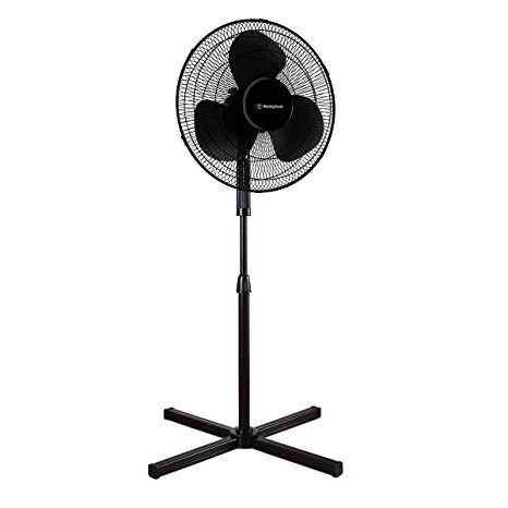 Westinghouse 16” Oscilating Stand Fan, Black