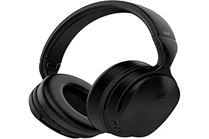 Monoprice BT-300ANC Wireless Over Ear Headphones - Black with (ANC) Active Noise Cancelling, Bluetooth, Extended Playtime