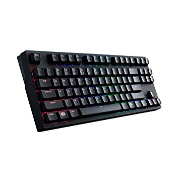 Cooler Master MasterKeys Pro S RGB LED Gaming Keyboard "SGK-6030-KKCM1-UK, UK Layout, Mechanical, TKL Size, Brown CHERRY MX Switches, reactive RGB LED backlit"