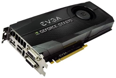 EVGA GeForce GTX670 FTW 2048MB GDDR5 256bit, Dual Dual-Link DVI, HDMI, DisplayPort, 4-Way SLI Ready Graphics Card Graphics Cards 02G-P4-2678-KR