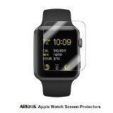 Apple Watch Screen Protector ARKTEK Super Thin 026mm Premium Tempered Glass Screen Protector for Apple Watch 38mm 2-Pack
