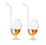 Uni-Clear Footed Brandy Pipe set of 2