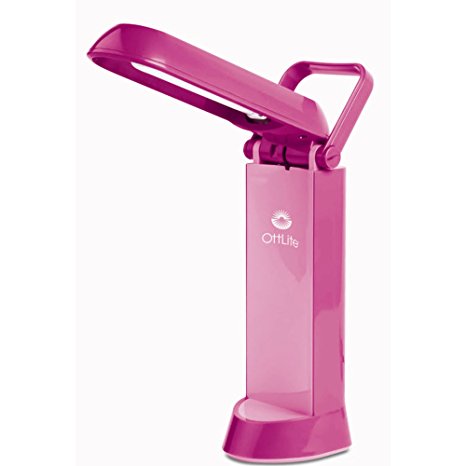 OttLite Task Lamp, Pink