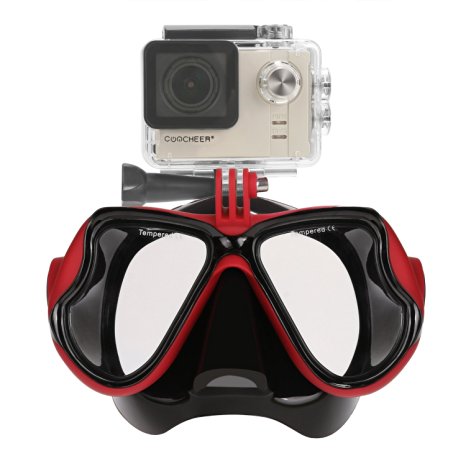 Diving Mask,LANYI Adult Snorkeling Swimming Diving Mask Panoramic Wide View, Dive Mask for Scuba Diving, Adult Swim Goggles for Gopro hero4 hero3 or Other Action Camera.