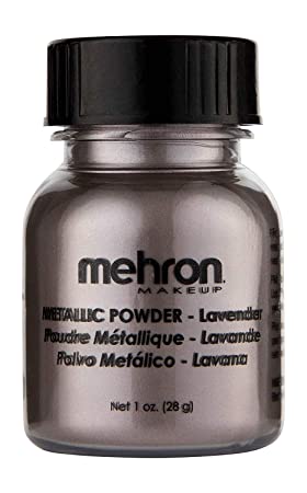 Mehron Makeup Metallic Powder (1 oz) Lavender)