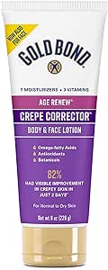 Gold Bond Age Renew Crepe Corrector Body Lotion, Replenishing & Smoothing Formula, 8 oz.