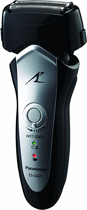 Panasonic ES-GA-21S Men's Arc Linear Wet/Dry Shaver, Black